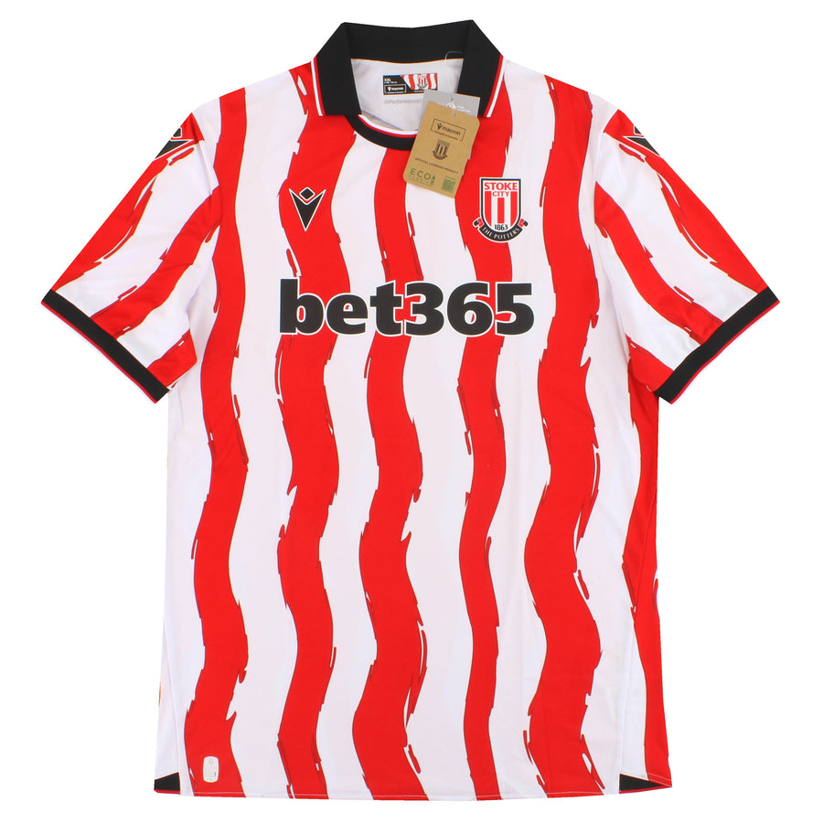 2025-26 Stoke City Macron Heimtrikot *NEU MIT ETIKETTEN* XXXL