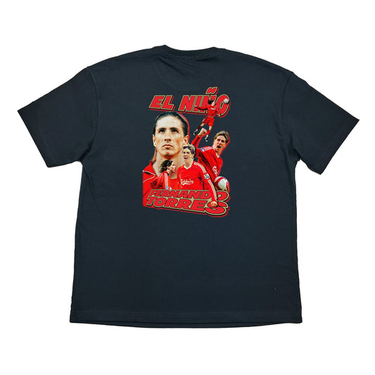 LIVERPOOL EL NIÑO TORRES BOOTLEG TEE, Cult Kits, XXL / Liverpool / Black