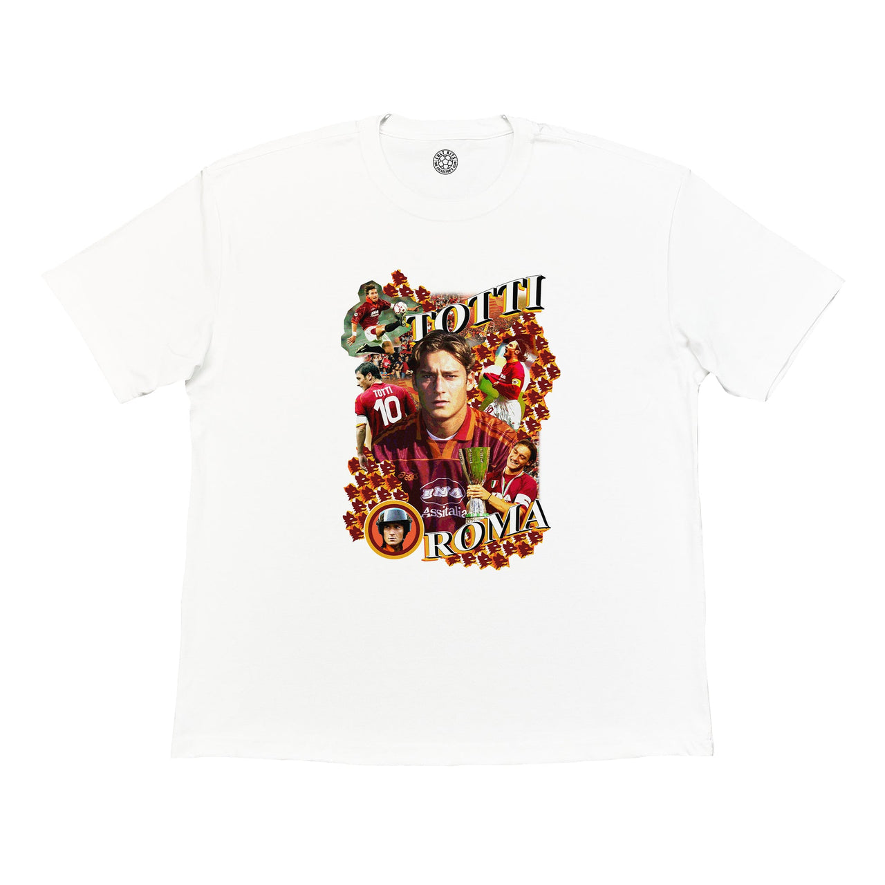 ROMA TOTTI BOOTLEG TEE, Cult Kits, XXL / Roma / White