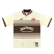 1997-99 FC St. Pauli Puma 'Signiertes' Heimtrikot M