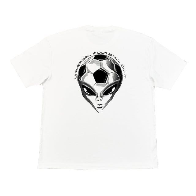 UNIVERSAL FOOTBALL CULT TEE | Cult Kits, Small / Universal Football Cult / White