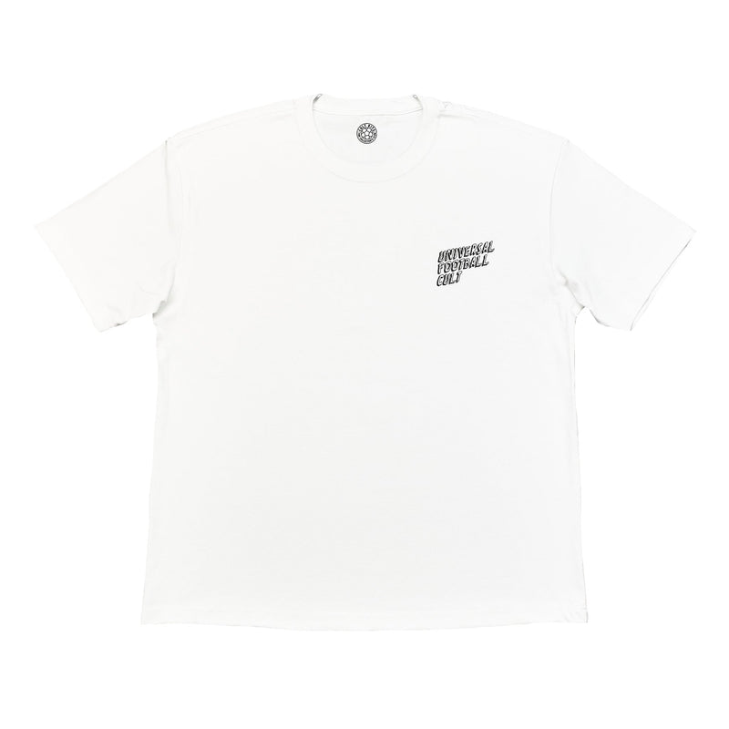UNIVERSAL FOOTBALL CULT TEE | Cult Kits, XXL / Universal Football Cult / White