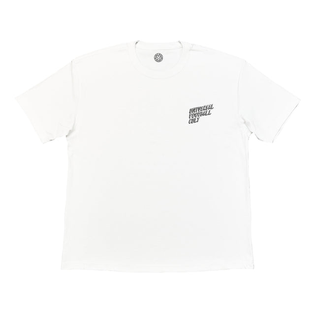 UNIVERSAL FOOTBALL CULT TEE | Cult Kits, Small / Universal Football Cult / White