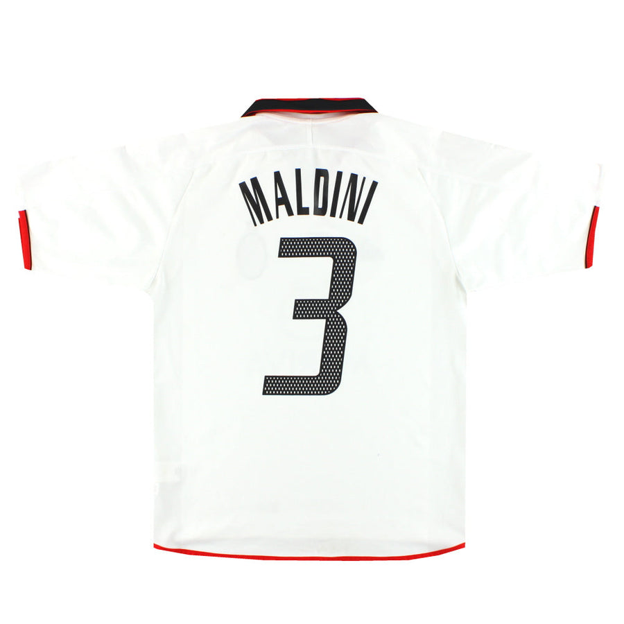2003-04 AC Mailand adidas CL Auswärtstrikot Maldini #3 M L