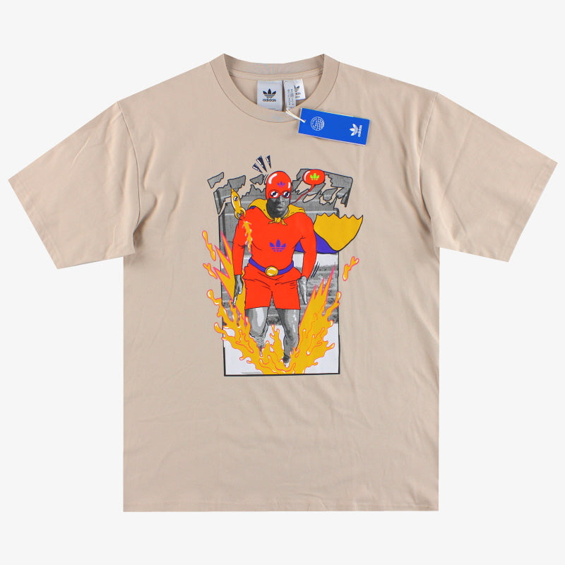 adidas "Fast As" Muster-T-Shirt *mit Etiketten* M