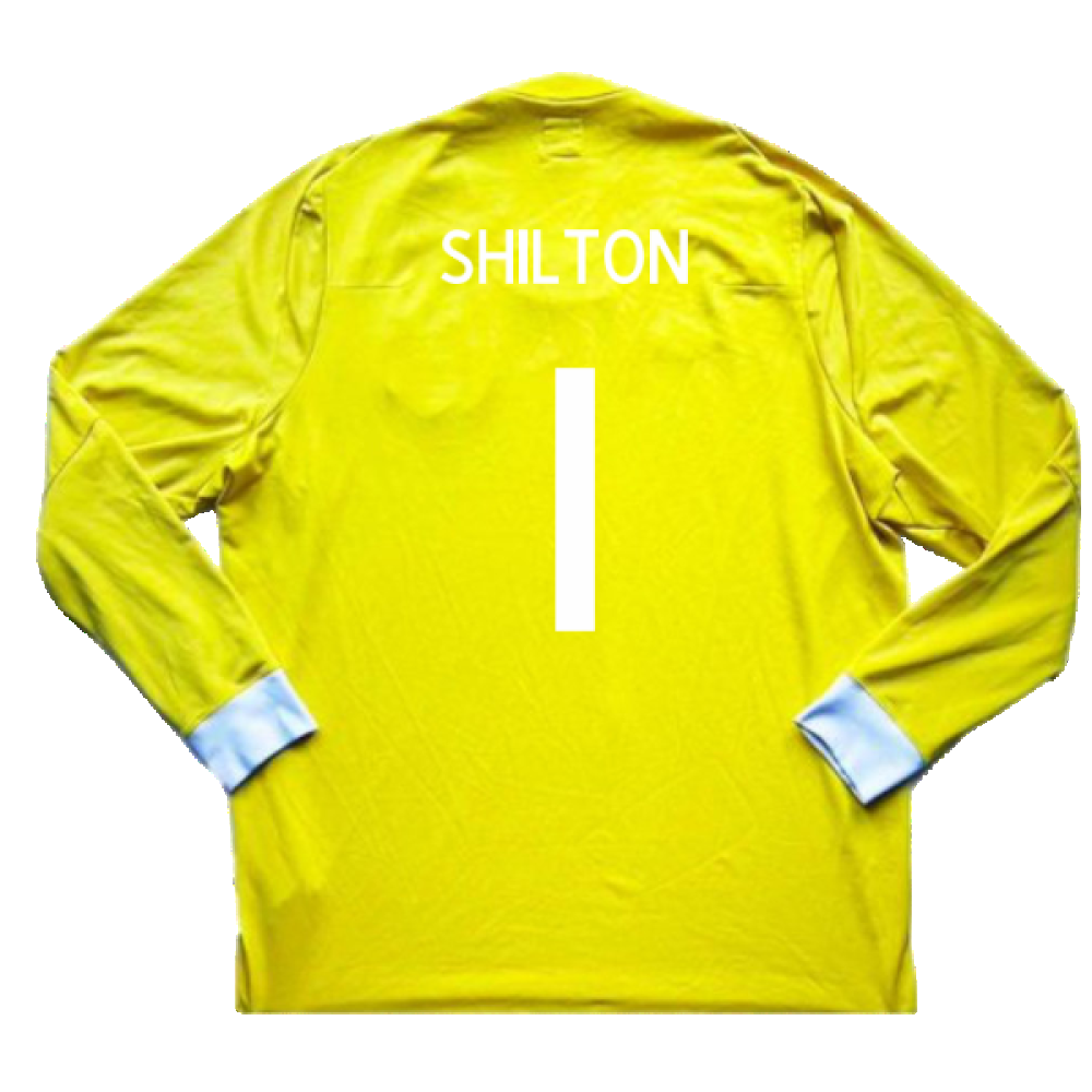 2010-2011 England Goalkeeper LS Shirt (Yellow) (Very Good) (SHILTON 1)_1