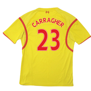 Liverpool 2014-15 Away Football Shirt (Very Good) (Carragher 23)_1