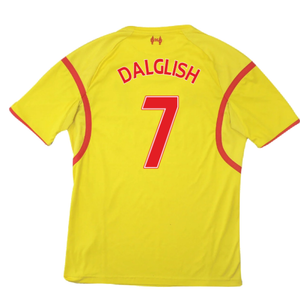 Liverpool 2014-15 Away Football Shirt (Very Good) (DALGLISH 7)_1