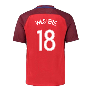 England 2016-17 Away Football Shirt (XL.Boys) (Excellent) (Wilshere 18)_1