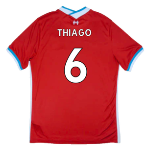 2020-2021 Liverpool Home Shirt (M) (Fair) (THIAGO 6)_1