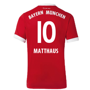 Bayern Munich 2017-18 Home Shirt ((Excellent) L) (Matthaus 10)_2