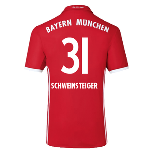 Bayern Munich 2016-17 Home Shirt ((Excellent) L) (Schweinsteiger 31)_2