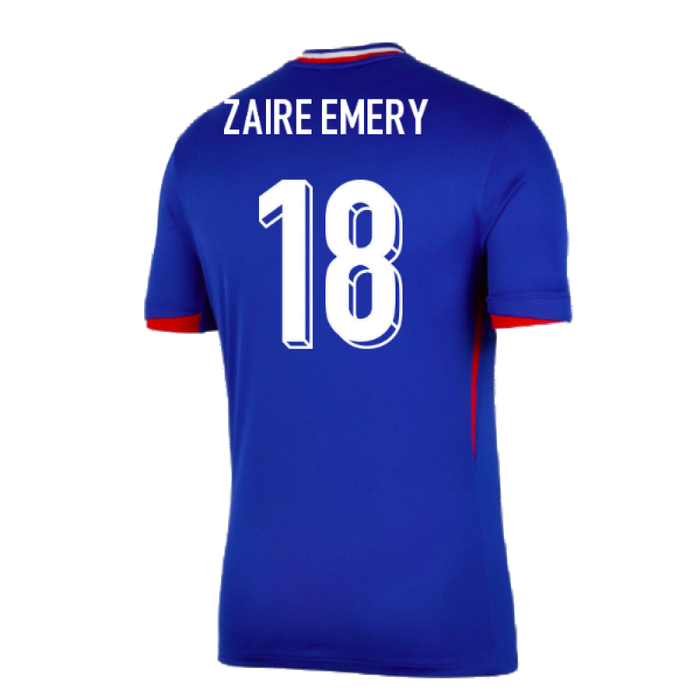 2024-2025 France Home Shirt (Zaire Emery 18)_2