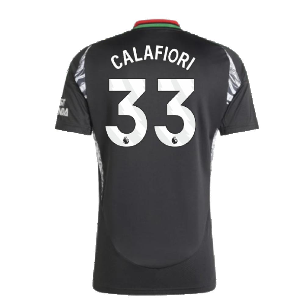 2024-2025 Arsenal Away Shirt (Calafiori 33)_2