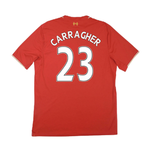 Liverpool 2015-16 Home Shirt ((Excellent) L) (Carragher 23)_2