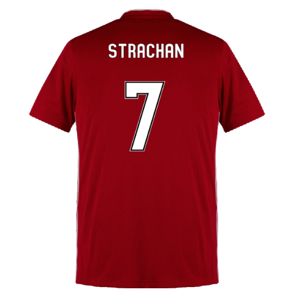 Aberdeen 2019-20 Home Shirt ((Mint) L) (Strachan 7)_2