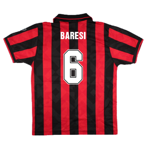 AC Milan 1994-96 Home Shirt (M) (Excellent) (BARESI 6)_1