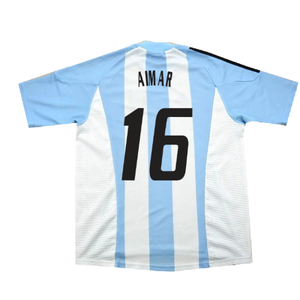 Argentina 2002-04 Home Shirt (L) (Excellent) (Aimar 16)_1