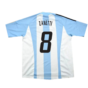 Argentina 2002-04 Home Shirt (L) (Excellent) (Zanetti 8)_1