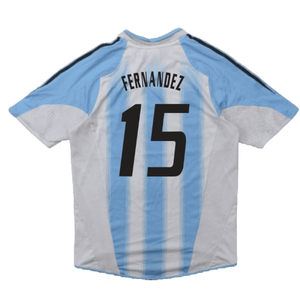 Argentina 2004-05 Home Shirt (XL) (Good) (Fernandez 15)_1