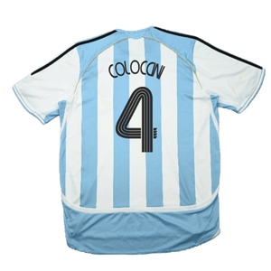 Argentina 2006-2007 Home Shirt (Good) (Coloccini 4)_1