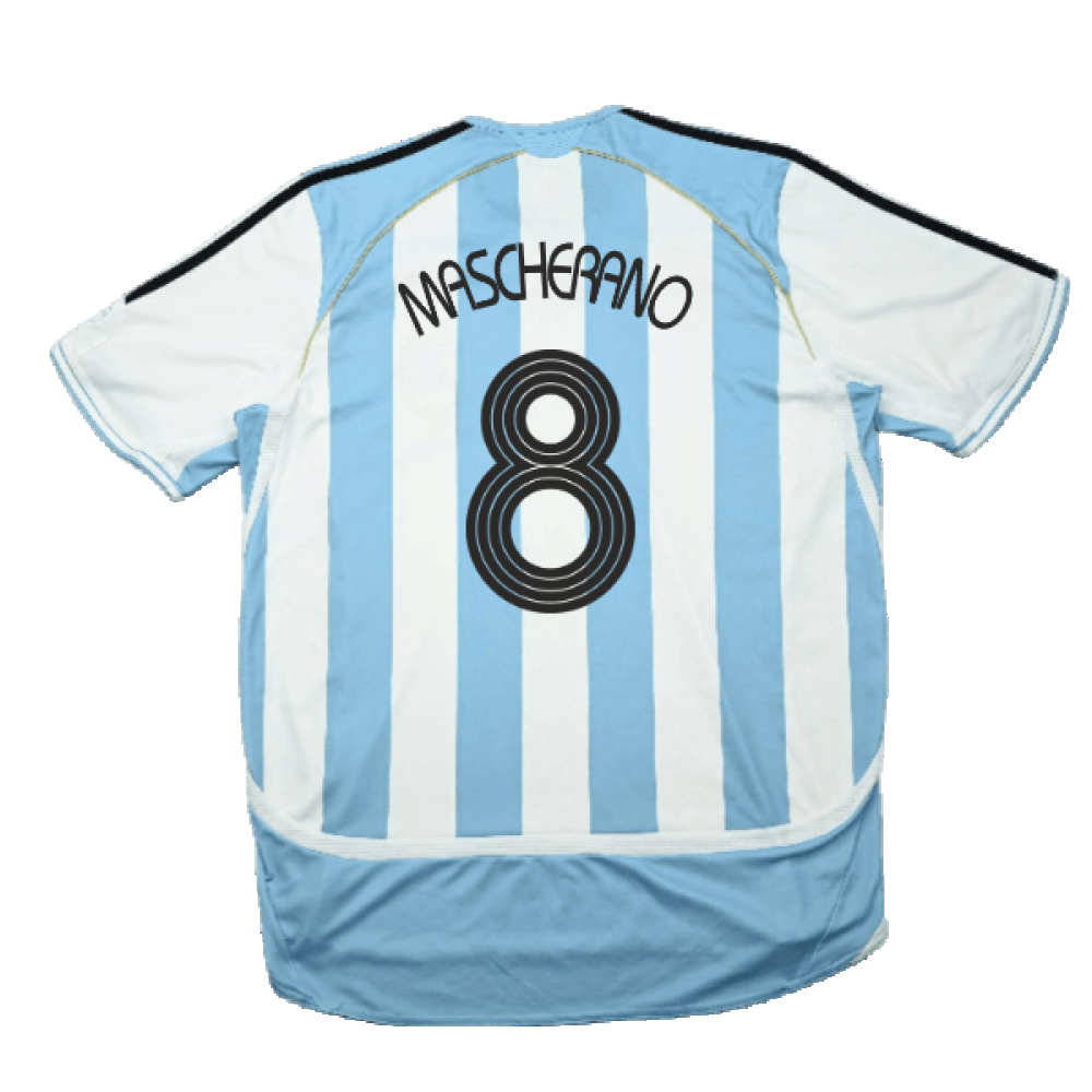 Argentina 2006-2007 Home Shirt (Good) (Mascherano 8)_1