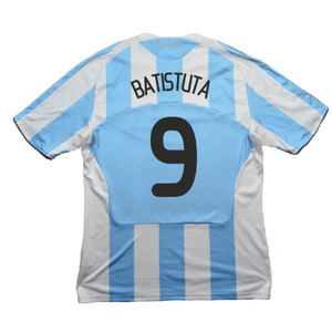 Argentina 2008-09 Home Shirt (S) (Very Good) (Batistuta 9)_1