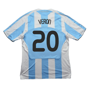 Argentina 2008-09 Home Shirt (L) (Very Good) (Veron 20)_1