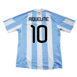 Argentina 2010-11 Home (L) (Excellent) (Riquelme 10)_1