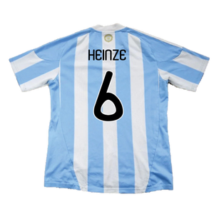 Argentina 2010-11 Home Shirt (Excellent) (Heinze 6)_1