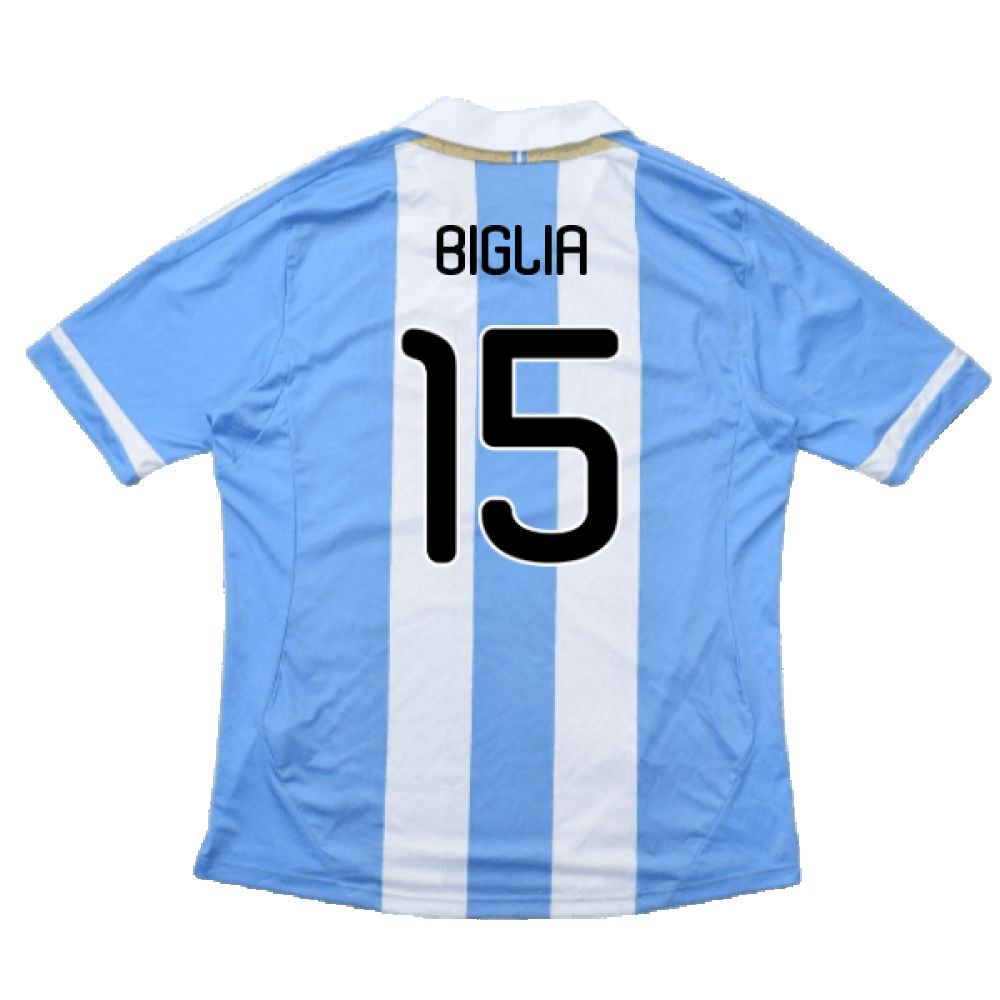 Argentina 2011-2012 Home Shirt (L) (Good) (Biglia 15)_1