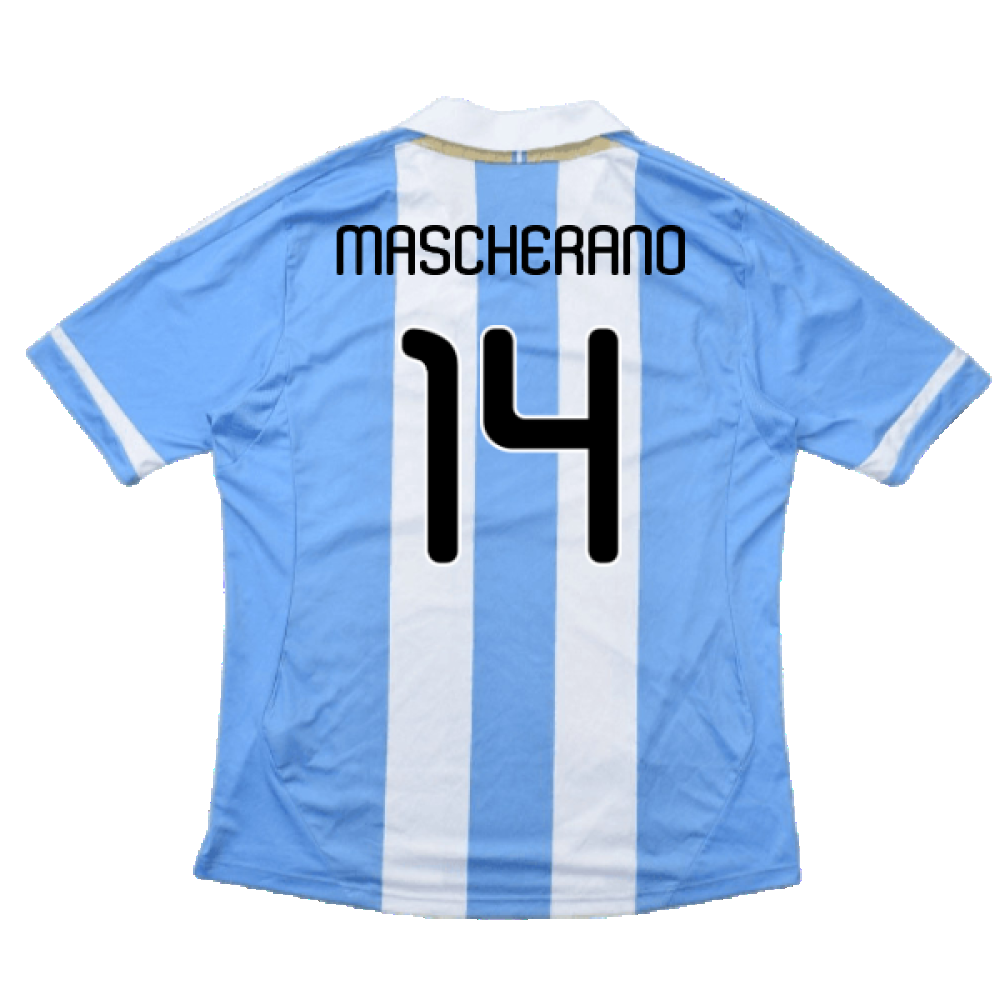 Argentina 2011-2012 Home Shirt (L) (Good) (Mascherano 14)_1