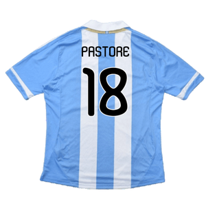 Argentina 2011-2012 Home Shirt (L) (Good) (Pastore 18)_1