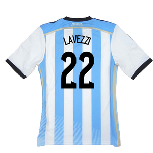 Argentina 2014-15 Home Shirt (XL) (Very Good) (Lavezzi 22)_1