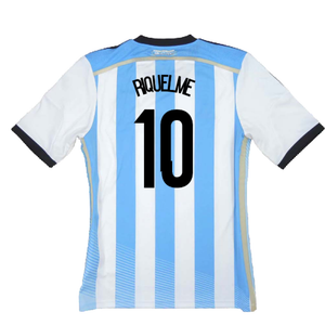 Argentina 2014-15 Home Shirt (L) (Mint) (Riquelme 10)_1