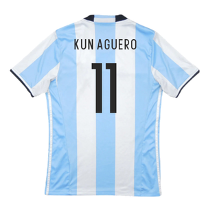 Argentina 2016-17 Home Shirt (Excellent) (Kun Aguero 11)_1