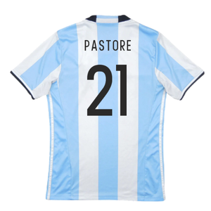 Argentina 2016-17 Home Shirt (Excellent) (Pastore 21)_1