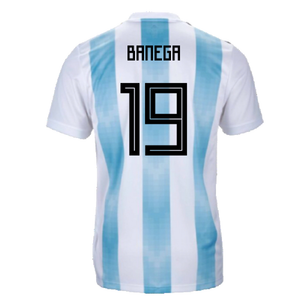 Argentina 2018-19 Home Shirt (XL) (Excellent) (Banega 19)_1