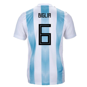 Argentina 2018-19 Home Shirt (XL) (Excellent) (Biglia 6)_1