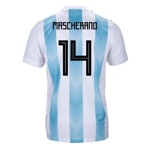 Argentina 2018-19 Home Shirt (XL) (Excellent) (Mascherano 14)_1