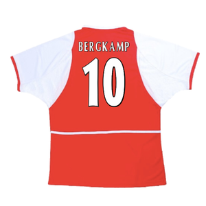 Arsenal 2002-04 Home Shirt (XXL) (Very Good) (Bergkamp 10)_1