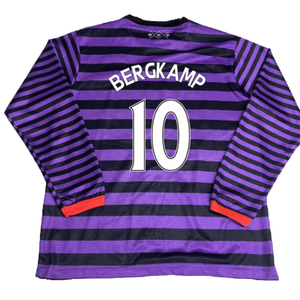 Arsenal 2012-13 Away Long Sleeve Shirt (M) (Good) (Bergkamp 10)_1