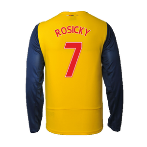 Arsenal 2014-15 Away Long Sleeve Shirt (L) (Rosicky 7) (Excellent)_1