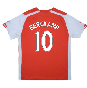 Arsenal 2014-15 Home Shirt (L) (BERGKAMP 10) (Very Good)_1