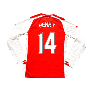 Arsenal 2014-15 Long Sleeve Home Shirt (L) (Excellent) (Henry 14)_1