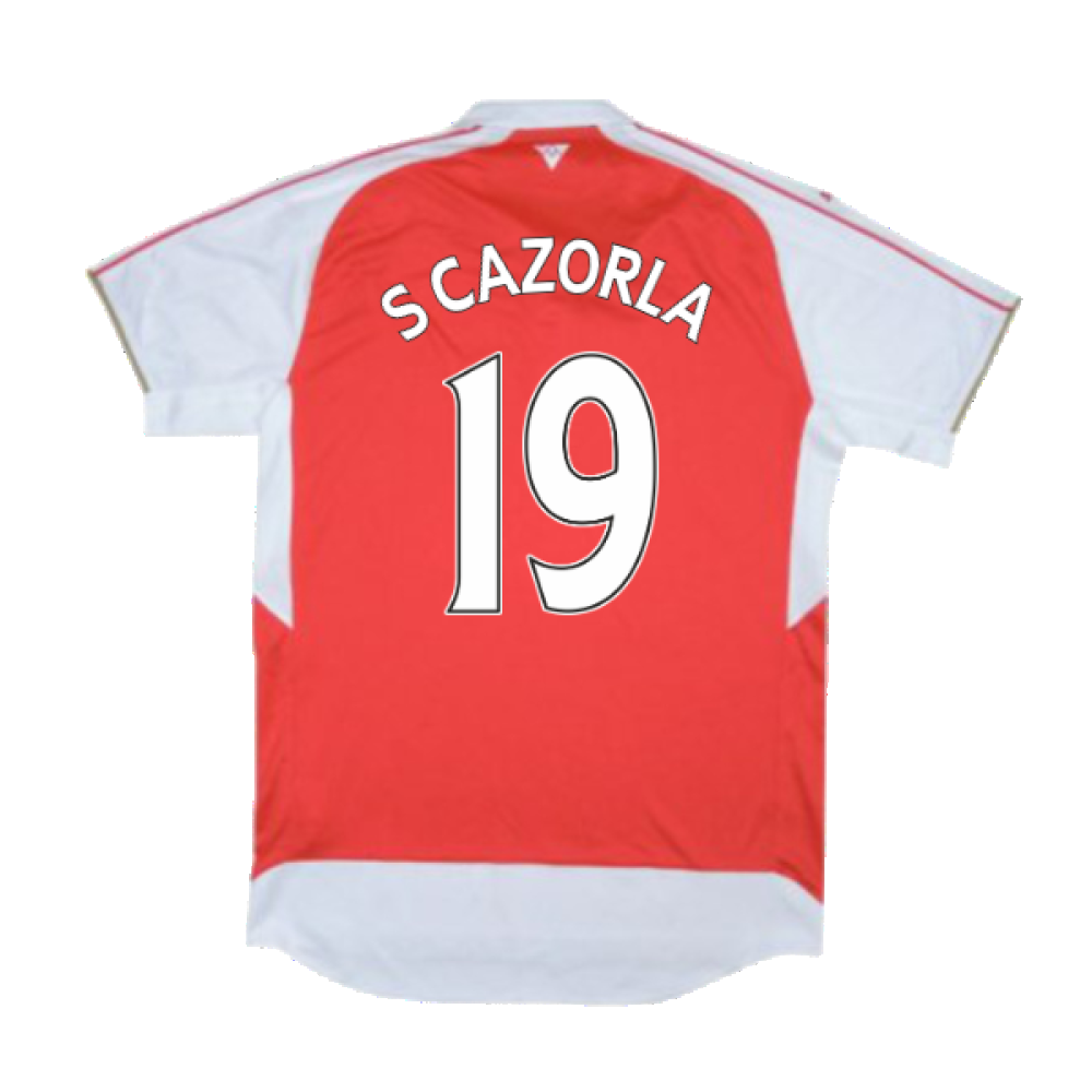 Arsenal 2015-16 Home Shirt (S) (S Cazorla 19) (Excellent)_1
