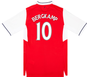 Arsenal 2016-17 Home Shirt (L) (BERGKAMP 10) (Excellent)_1