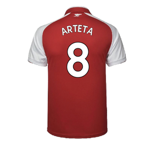 Arsenal 2017-18 Home Shirt (XS) (Very Good) (Arteta 8)_1