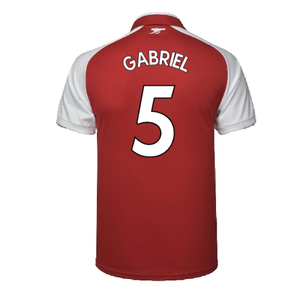 Arsenal 2017-18 Home Shirt (XL) (Very Good) (Gabriel 5)_1