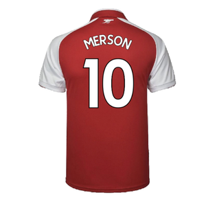 Arsenal 2017-18 Home Shirt (XL) (Very Good) (Merson 10)_1